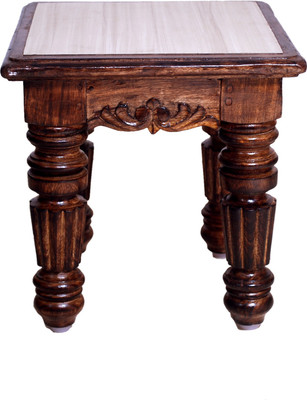 

VAS Collection Home WAZV00396 Solid Wood Side Table(Finish Color - Brown)