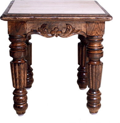 

VAS Collection Home WAZV00397 Solid Wood Side Table(Finish Color - Brown)