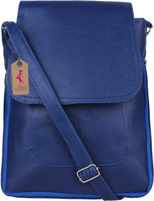 

Ritupal Collection Women Formal Blue PU Sling Bag
