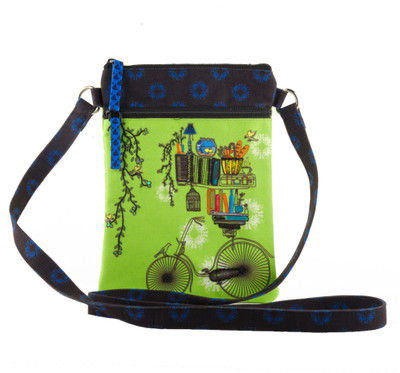 

pinaken Women Casual Green Canvas Sling Bag