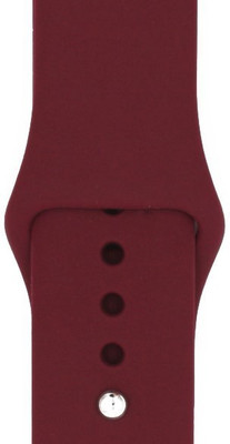 

Comfituck Silicon Sport Band Strap for Series 1 & 2 & 3 Watch 42mm (Dull Rose Red) Smart Watch Strap(Red, Brown)