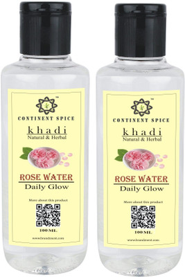 

Continent Spice KHADI ROSE WATER (PACK OF 2) -CS682005(100 ml)