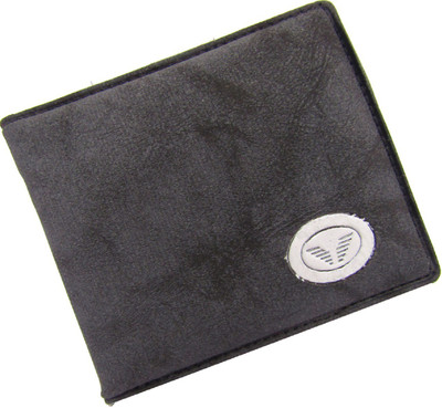 

Peacock Mundkar Boys Tan Artificial Leather Wallet(5 Card Slots), Black