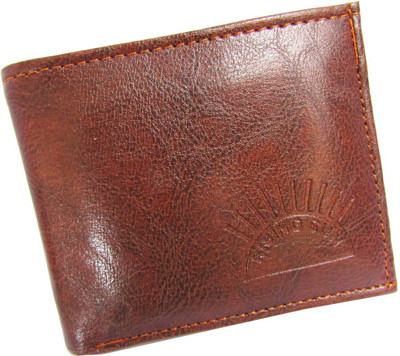 

Peacock Mundkar Men Black Artificial Leather Wallet(5 Card Slots), Brown