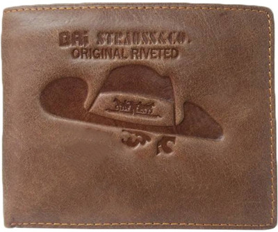

Revo Men Brown Genuine Leather Wallet(12 Card Slots)