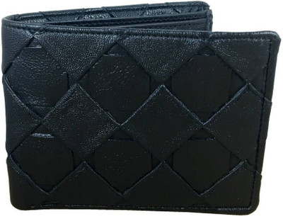 

TnW Men Black Artificial Leather Wallet(6 Card Slots)