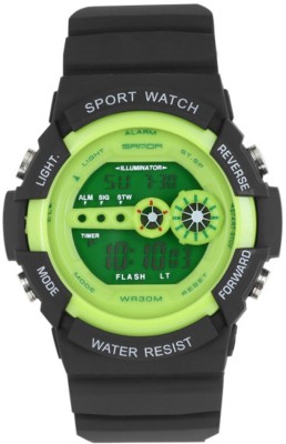 Sanda S320BKGRN Watch  - For Men   Watches  (Sanda)