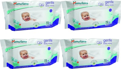 HIMALAYA Gentle Baby Wipes -288 Pcs(4 Wipes)