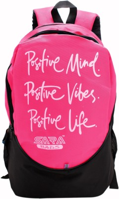 

SARA School Bag 30 L Backpack(Pink)