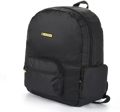 travel blue foldable backpack