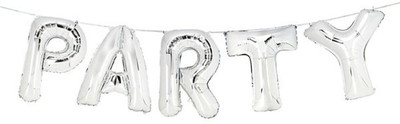 

Shop Online Solid Theme My Party Foil Balloons For Different Party (PARTY) Balloon(Silver, Pack of 1)
