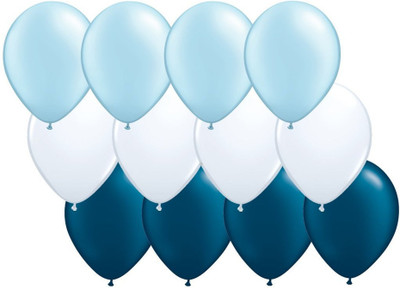

Shop Online Solid Three Color Balloon(Blue, White, Pack of 50)