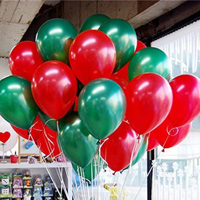 

TOYXE Solid 40203 Metallic HD Balloon(Red, Green, Pack of 100)
