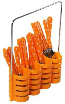 

ShopyBucket Modern Mirror Finish Cutlery Set Of 24 Pcs Disposable Steel Cutlery Set