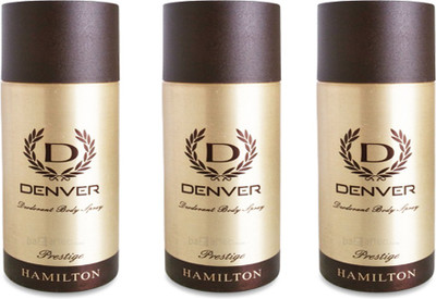 

Denver prestige Deodorant Spray - For Men(450 ml, Pack of 3)