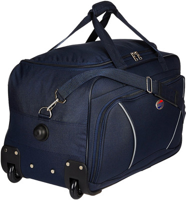 

American Tourister (Expandable) Vision Duffel Strolley Bag(Blue)