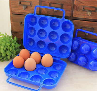 

RIANZ Portable Plastic Egg Carry Holder Carrier Storage Box For 12 Pcs Egg Plastic Egg Separator(Multicolor, Pack of 1)