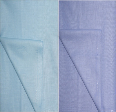 KUNDAN SULZ GWALIOR Cotton Blend Solid Shirt Fabric