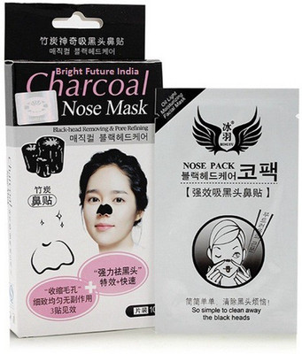 

Bright Future India Blackhead Removal Charcoal Nose Mask(10 g)