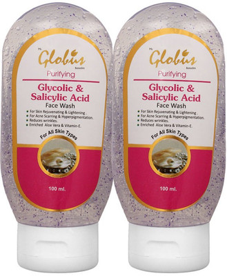 

Globus Glycolic Acid and Salicylic Acid Face Wash(200 ml)