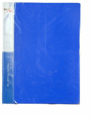 

office mart Plastic File/Folder(Set Of 1, Blue)