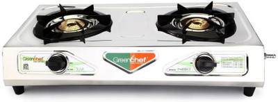 

Greenchef Steel Manual Gas Stove(2 Burners)
