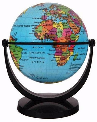 

Smartcraft Globus Desk & Table Top Political World Globe(11cm/4.25'' Gray)
