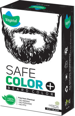 

Vegetal SAFE COLOUR- FOR BEARD Hair Color(SOFT BLACK)