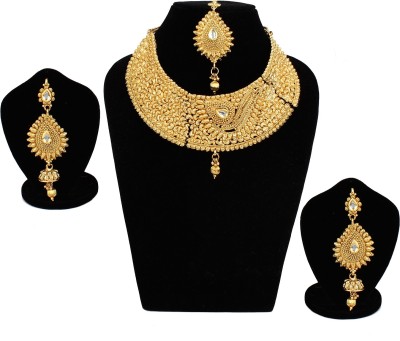 Jewels Capital Alloy Gold-plated Gold Jewellery Set(Pack of 1)
