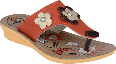 

WINDY Girls Slip-on Flats(Orange
