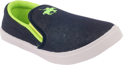 

BUNNIES Boys Slip on Loafers(Green
