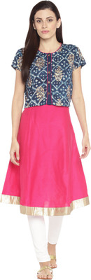Rangmanch by Pantaloons Women Block Print A-line Kurta(Multicolor) Flipkart