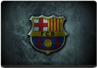 

Anweshas Printed on 3M Vinyl, Premium Quality, HD, UV Printed, Laminated, Bubble Free, Scratchproof, Washable, Easy to Install Laptop Skin/Sticker/Vinyl/Cover for 13.1, 13.3, 14.1, 14.4, 15.1, 15.6 inches (FCB Barcelona grey tone) vinyl Laptop Decal 15.6