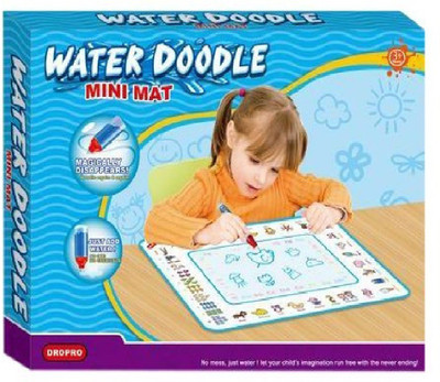 

Toys Bhoomi Alphabet, Numbers, Shapes & Animals Learn & Play Water Doodle Play Set with Magical Water-Pen(Multicolor)