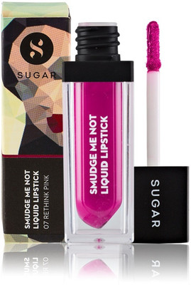 

Sugar Smudge Me Not Liquid Lipstick 07 Rethink Pink(4.5 ml, (Fuchsia))