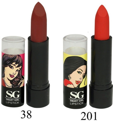 

Amura Smart Girl LipStick Set of 2(38201, 4.5 g)