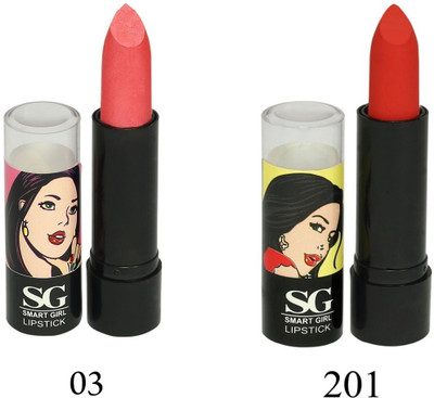 

Amura Smart Girl LipStick Set of 2(3201, 4.5 g)