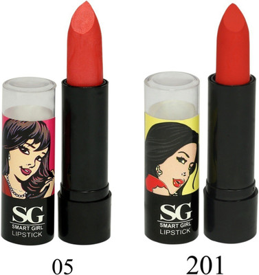 

Amura Smart Girl LipStick Set of 2(5201, 4.5 g)
