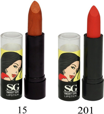 

Amura Smart Girl LipStick Set of 2(15201, 4.5 g)