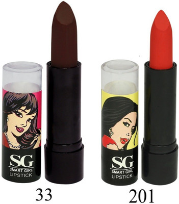 

Amura Smart Girl LipStick Set of 2(33201, 4.5 g)