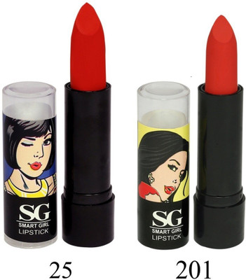 

Amura Smart Girl LipStick Set of 2(25201, 4.5 g)