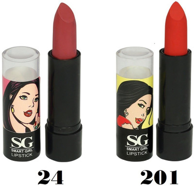 Amura Smart Girl LipStick Set of 2(24201, 4.5 g)