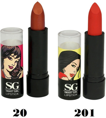 

Amura Smart Girl LipStick Set of 2(20201, 4.5 g)