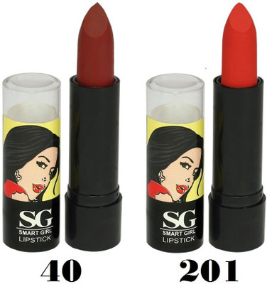 

Amura Smart Girl LipStick Set of 2(40201, 4.5 g)