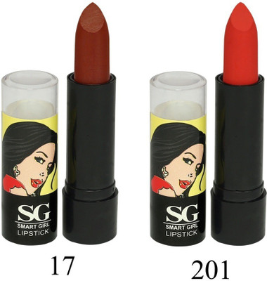 

Amura Smart Girl LipStick Set of 2(17201, 4.5 g)