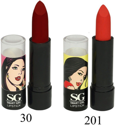 

Amura Smart Girl LipStick Set of 2(30201, 4.5 g)
