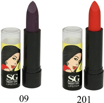 

Amura Smart Girl LipStick Set of 2(9201, 4.5 g)