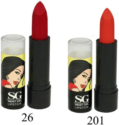 

Amura Smart Girl LipStick Set of 2(26201, 4.5 g)