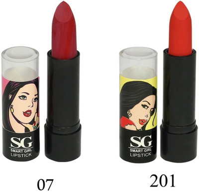 

Amura Smart Girl LipStick Set of 2(7201, 4.5 g)