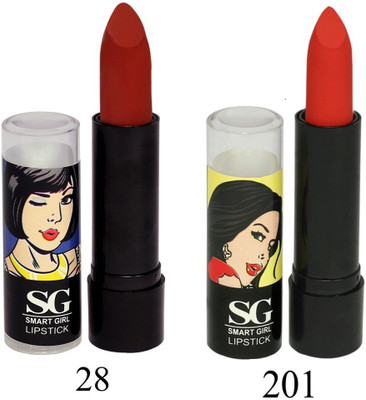 

Amura Smart Girl LipStick Set of 2(28201, 4.5 g)